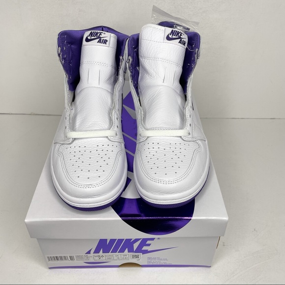 Nike Air Jordan 1 Retro High WMNS Purple Metallic - Picture 2 of 4